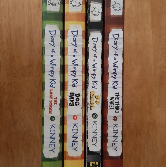 Dairy of a Wimpy kid Hardcover 4 books $10 per book - Picture 2 of 4